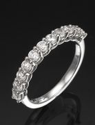 Ladies Cubic Zirconia Silver Ring DRG406