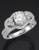 Ladies Cubic Zirconia Silver Ring ENG407