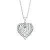 Marquise Diamond Heart Pendant Necklace