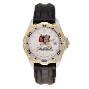 NASCAR Dale Earnhardt Leather Band Ladies' Sport Watch