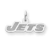 New York Jets Sterling Silver Name Charm