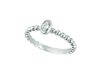 Oval diamond bezel set ring