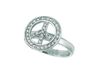 Peace diamond ring