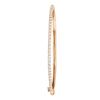Pink gold diamond bangle