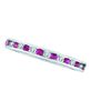 Pink Sapphire & Diamond Channel Set ETERNITY Band