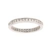 Princess cut eternity diamond ring