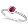 Ruby bezel set ring