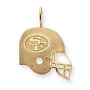 San Francisco 49ers Helmet Large Charm