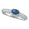 Sapphire and Diamond Ring