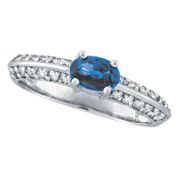 Sapphire and Diamond Ring