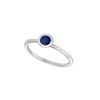 Sapphire bezel set ring