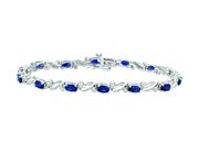 Sapphire & diamond bracelet