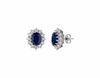 Sapphire & diamond earrings