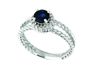 Sapphire & diamond ring
