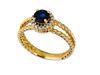 Sapphire & diamond ring