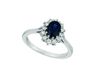 Sapphire & diamond ring