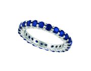 Sapphire eternity band