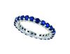 Sapphire eternity band