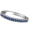 Sapphire Stack Stackable Band Guard Ring
