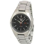 SNK607   Seiko 5 Black Dial Stainless Steel Mens Watch SNK607