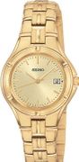 Seiko Ladies' Champagne Dial Gold Tone  SXDA92