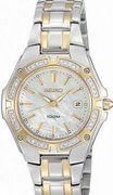 Seiko Ladies' Diamond Mother of Pearl Dial Two Tone SXDB52
