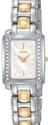 Seiko Ladies' Diamond Stainless & Gold Tone White MOP SUJF41