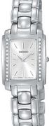 Seiko Ladies' Diamond  Stainless Silver Dial  SUJF39