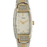 Seiko Ladies' Diamond Two Tone Bracelet SZZC52