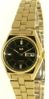 Seiko Ladies' Gold Tone Black Face Mechanical SUAG30