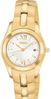 Seiko Ladies' Gold Tone Silver White Dial  SXDA74