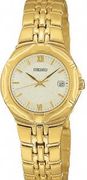 Seiko Ladies' Gold Tone SXD410