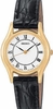Seiko Ladies' Leather Strap Watches