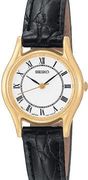 Seiko Ladies' Leather Strap Watches