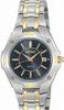 Seiko Ladies' Quartz Two Tone Black Dial SXDB46