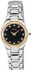 Seiko Ladies' Two Tone Round Black Face  SUJF30