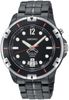 Seiko Men's Anodized Steel Perpetual Calendar Black Dial Quartz  SNQ095