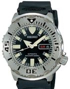 Seiko Men's Diver's Automatic 200M Black Dial Rubber Strap SKX779