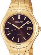 Seiko Men's Gold Tone SGEA02