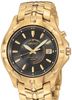 Seiko Men's Kinetic  Charcoal Gray Dial Gold Tone SKA404