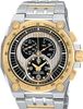 Seiko Men's Kinetic Chronograph Stainless & Gold Tone  SNL054