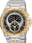 Seiko Men's Kinetic Chronograph Stainless & Gold Tone  SNL054