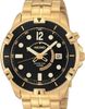 Seiko Men's Kinetic Gold Tone Black Dial  SKA412