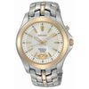 Seiko Men's Perpetual Calendar Two-Tone  Silver Dial Watch SNQ102