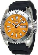 Seiko Men's Seiko Sports Automatic Orange Dial SNZG49