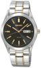 SNE047   Seiko Men's SNE047 Two-Tone Solar Black Dial Watch