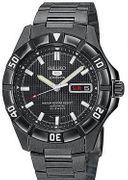 Seiko Men's Sport Automatic Stainless Steel Black Dial SNZD15