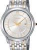 Seiko Men's Stainless & Gold Tone Silver & White Dial  SKK679