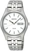 SNE031 Seiko Mens Watch Stainless Steel Solar Bracelet White Dial