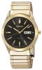SNE060   Seiko SNE060 Mens Watch Gold Tone Solar  Black Dial